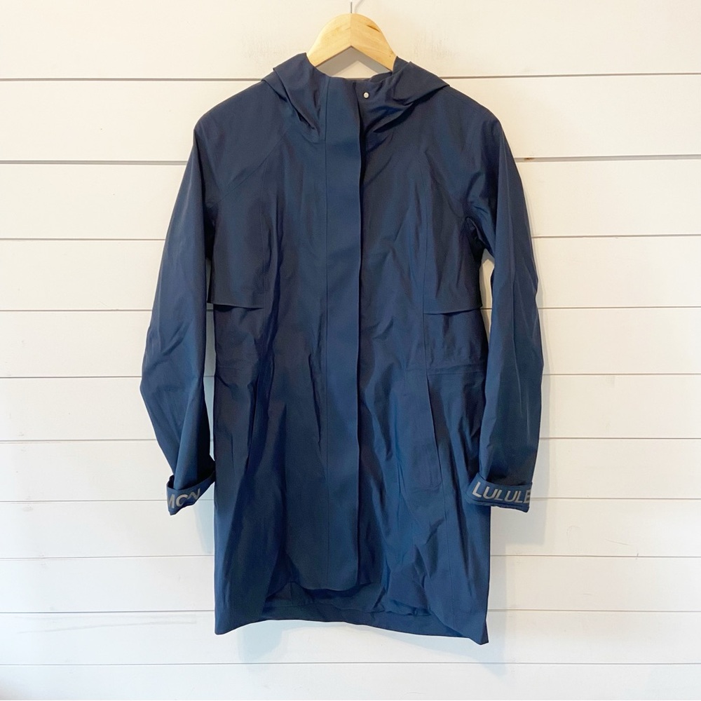 lululemon athletica Dark Blue Trench Coat - Picture 9 of 16